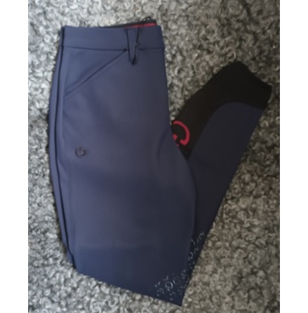 CT Logo Grip Breeches Navy Barn