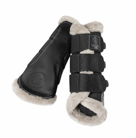 Eskadron Tendon Boots Glitter Mesh Faux Fur