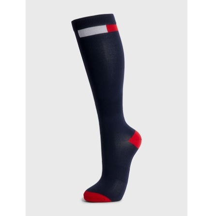 Tommy Hilfiger Equestrian Flag Performance Socks Desert Sky