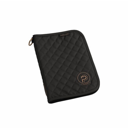 Eskadron Passhllare Faux Leather Platinum Svart