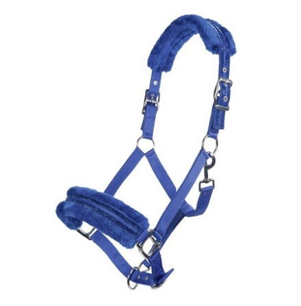 Hkm Nylon Head Collar Grimma Corn Blue m Glitter