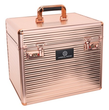 Imperialriding grooming box shiny classic rosegold