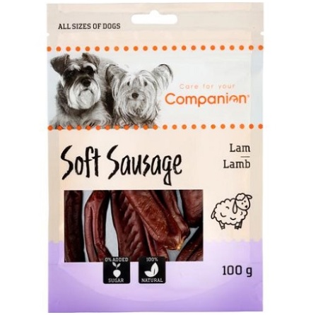 Companion Hundgodis Soft Sausage 100g