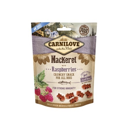 Carnilove Crunchy Snack Mackerel Raspberry 200g