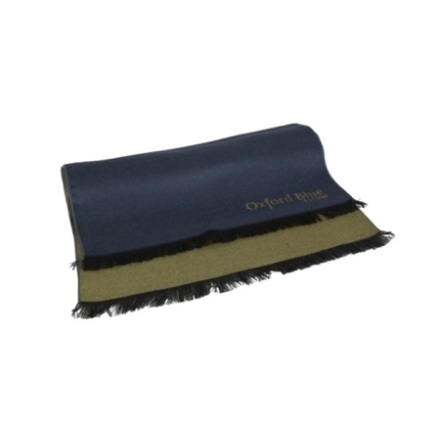 Oxford Blue 2 Tone Scarf Navy