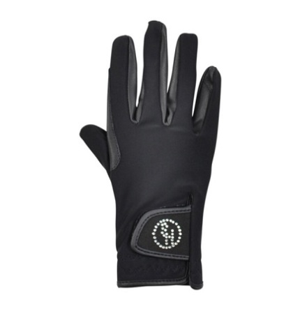 HS Ridhandske Diamond Touch Svart