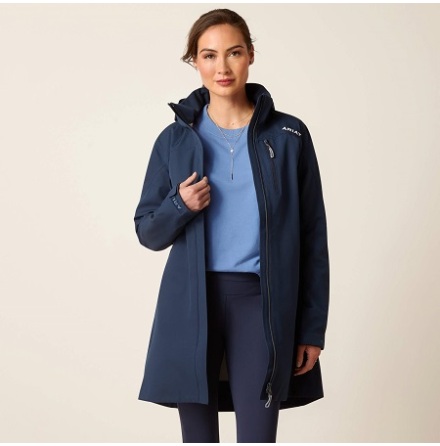 Ariat Coastial Long Waterproof Parka Navy