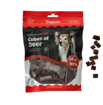 Dogman Cubes Of Deer 300g