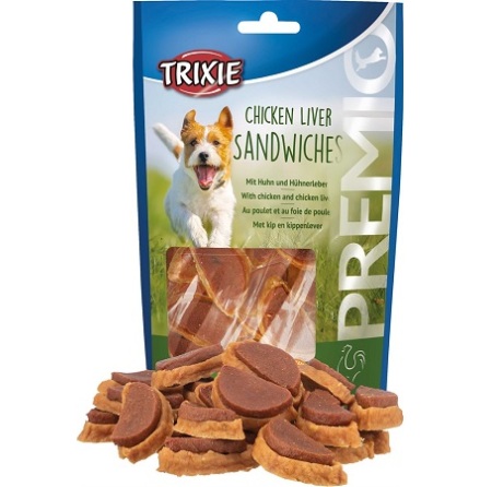 Trixie Premio Chicken Liver Sandwiches 100g