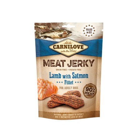 Carnilove Meat Jerky Lamm Med Laxfile 100g