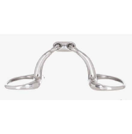 Hg Anir Curved Snaffle Bit 