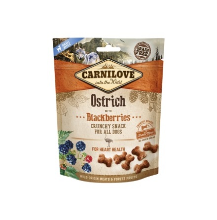 Carnilove Crunchy Snack Ostrich And Blackberries 200g