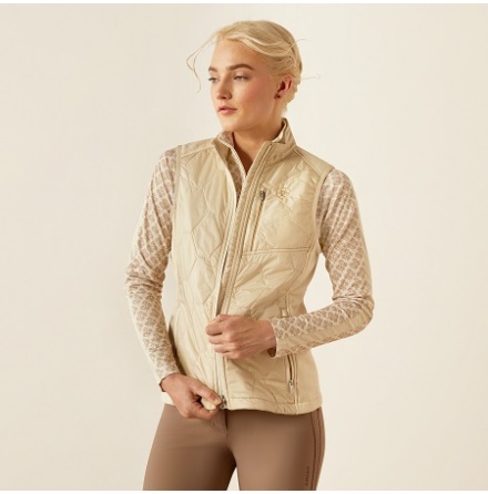 Ariat WMS Fusion Insulated Vest Almond Milk