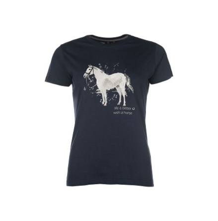 HKM T-Shirt Glitter Bl 98/104