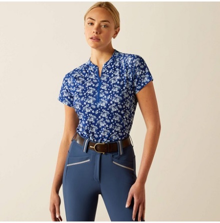 Ariat Labyrinth 1/4 Zip Baselayer Sodalite Floral