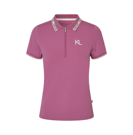 Kingsland Naira Ladies Pique Polo Shirt Pink Malaga