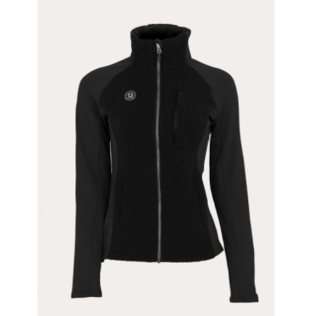 Uhip Cosy Pile Jacket Jet Black
