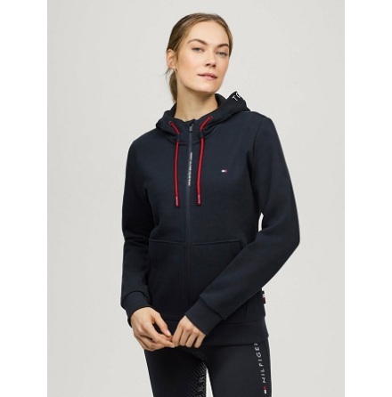 Tommy Hilfiger Equestrian Union Zip Hoodie Desert Sky
