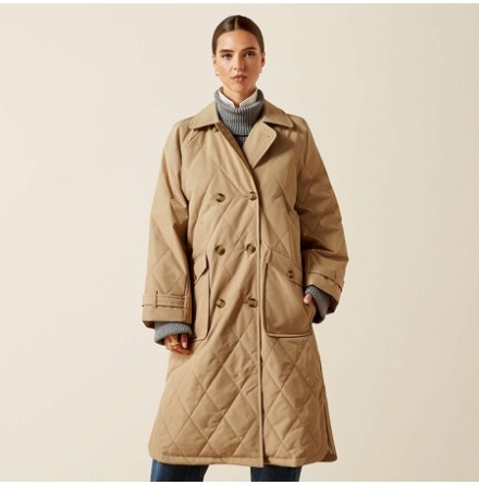 Ariat Whitby Trench Coat French Khaki