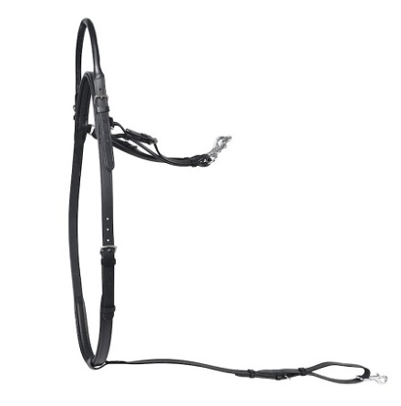 HS Svart Halsrem Med Handtag One Size