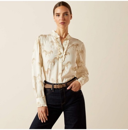 Ariat Cricklade Blus Beige 