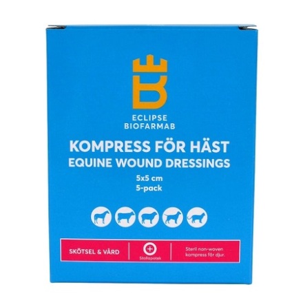 Eclipse Biofarmab Kompress Hst 5x5cm 5 Pack