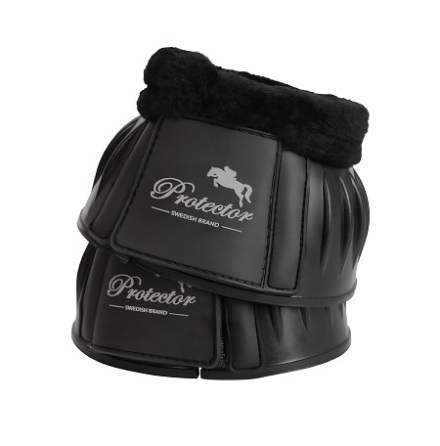 Protector Gummi Boots Med Pls Svart