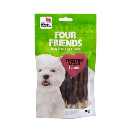 Four Friends Twisted Stick Lamb 70g