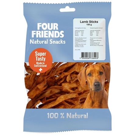 Four Friends Natural Snacks Lamb Sticks 150g