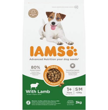 IAMS Adult Small/Medium Breed Lamm 3kg