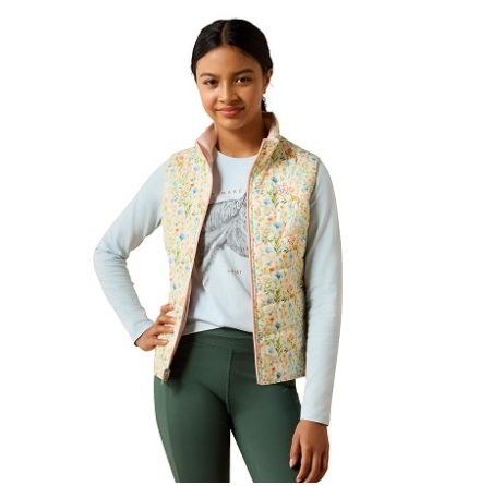 Ariat Bella V�ndbar V�st Horse In Flowers/Sepia Rose