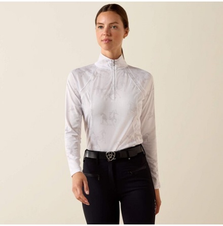 Ariat Sunstopper 3.0 1/4 Zip Baselayer Vit