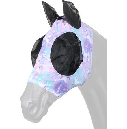 HorseGuard Flugmask Med Tryck Lavendel
