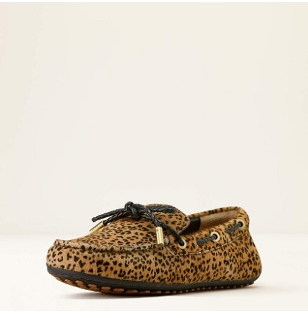 Ariat Margot Driving Moc Mini Cheetah Hair On