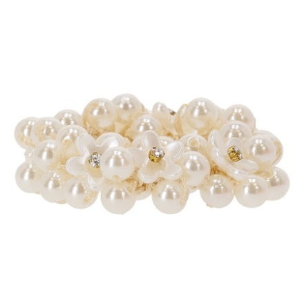 QHP H�rsnodd Blomma Vit One Size