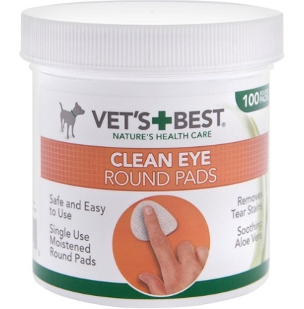 Vets Best Clean Eye Bomulls Rondeller