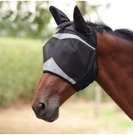 Shires Flyguard Fine Mesh Huva M �ron Och Pannluggsh�l