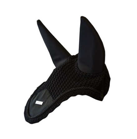 Equestrian Stockholm Vadderad Huva Silver  Black Full