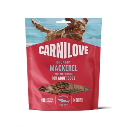 Carnilove Crunchy Mackerel With Raspberries 200g