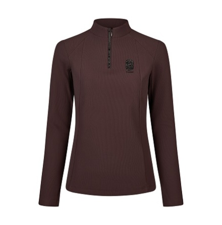 Pikeur Zip Rip Shirt Chocolate Brown