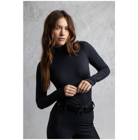 Anky Mockneck Shirt Svart