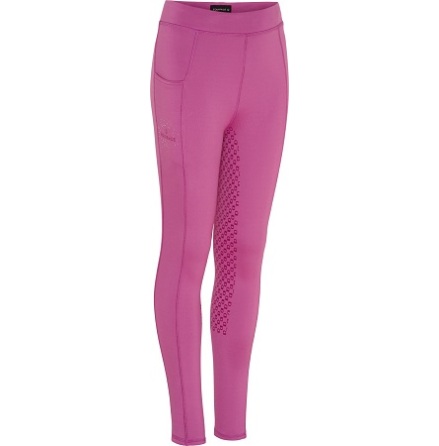 Equipage Sophia Vinterridtights Barn Fullgrip Rosa