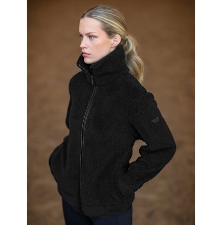 Equestrian Stockholm Teddy Fleecejacka  Svart