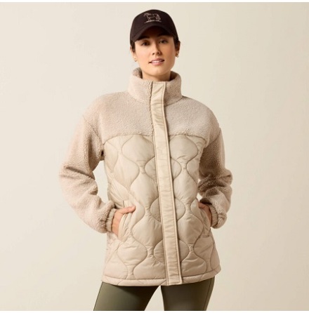 Ariat Sherpuff Jacka Chateau Grey