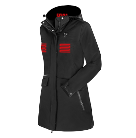 E.L.T Comfort Heat V�rmeparkas Svart
