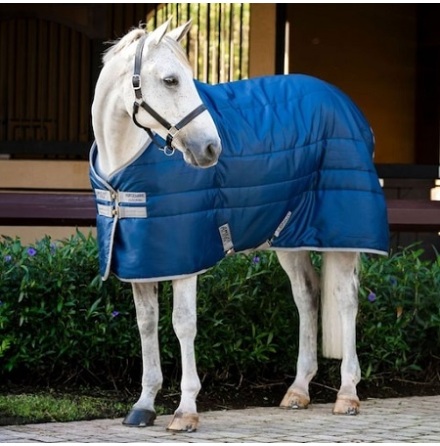 Horseware Amigo Ripstop Stallt�cke 100g Navy/Gr�