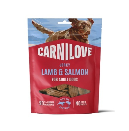 Carnilove Jerky Lamm Med Lax 100g