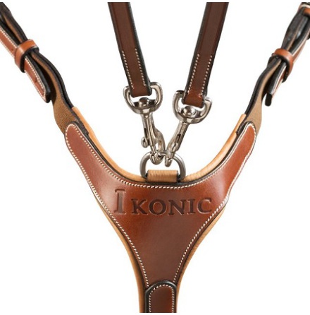 Ikonic Breastplate Trotteur Brun/Silver 