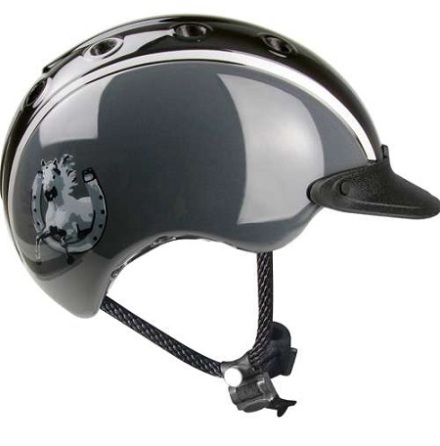 Casco Ridhjlm Nori Svart-Gr Shiny