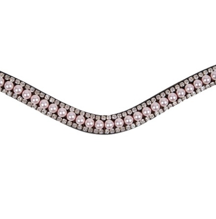 Montar Pannband Dusty Pink Swarowski Pearl